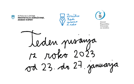 Teden pisanja z roko 2023